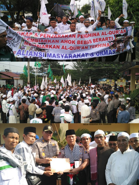 Aksi Tangkap Ahok !! Ribuan Ummat Muslim Batu Bara Seruhkan Tangkap Ahok Penista Agama