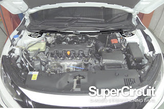 SuperCircuit Front Strut Bar made for the 10th generation Honda Civic FC 1.5 Turbo or Honda Civic FC 1.8L NA.