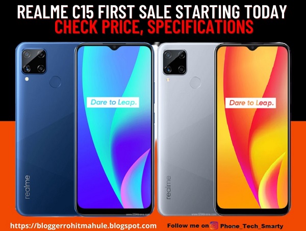 Realme C15 First Sale Starting Today in India via Flipkart, Realme.com: Check Price, Specifications