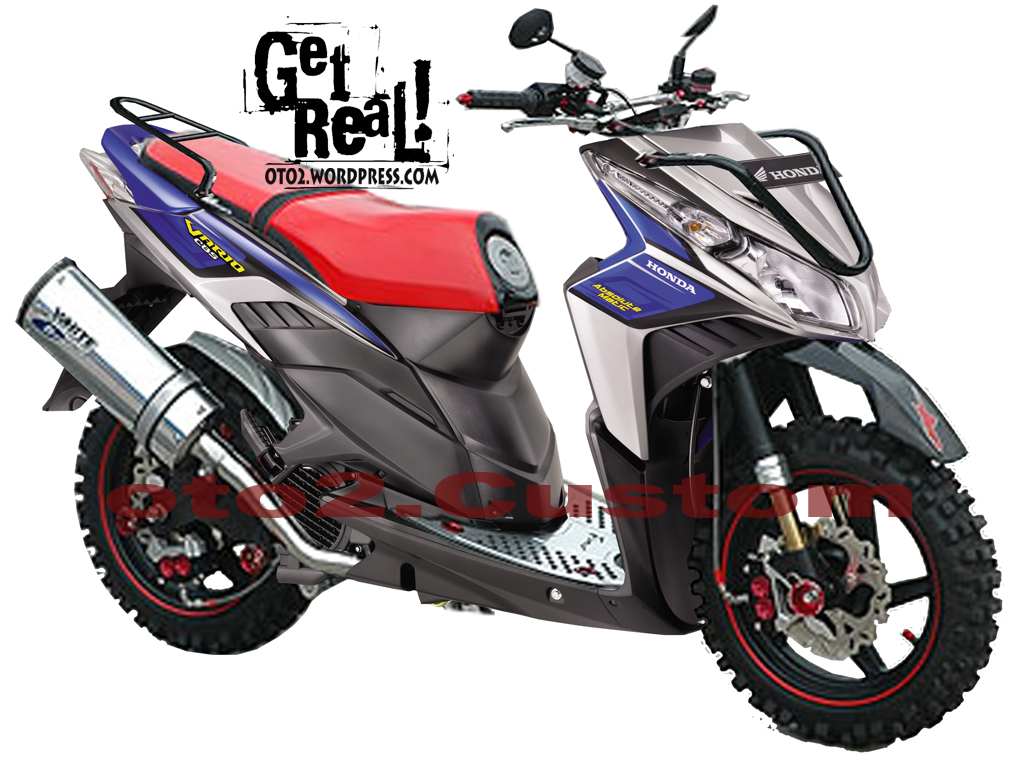 Modifikasi Motor Honda Vario Baru Lampak Modifikasi