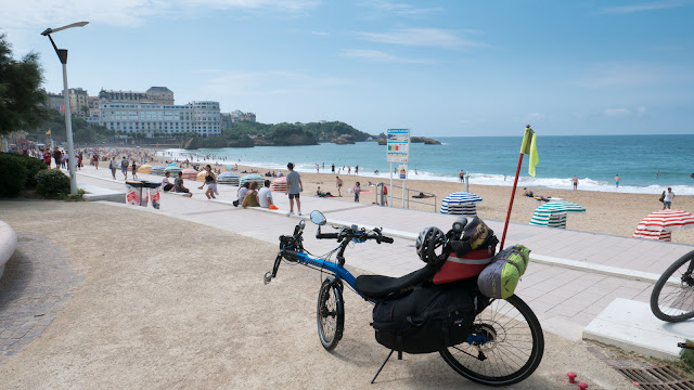 De l'Atlantique à la Méditerranée à vélo, Biarritz