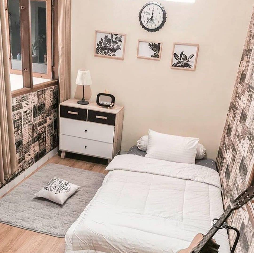 10 Desain Kamar Tidur Remaja Minimalis Ukuran 3x3 Simple tapi Keren - NDekorRumah