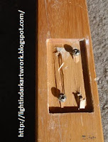 The Hinge plate has missing brass screws
