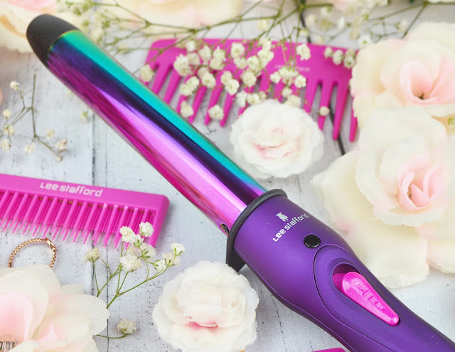 Lee Stafford Rainbow Shine Curling Wand Review, Lovelaughslipstick Blog