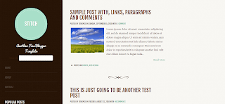 Stitch Blogger Template Stitch Blogger Template for personal blog