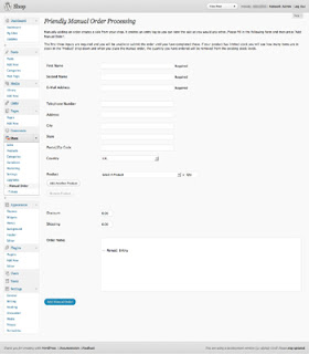 Friendly Manual Order Processing for WP E-Commerce 