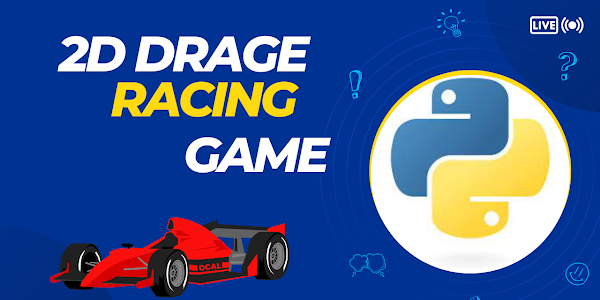 2D Drag Racing Game using Python 