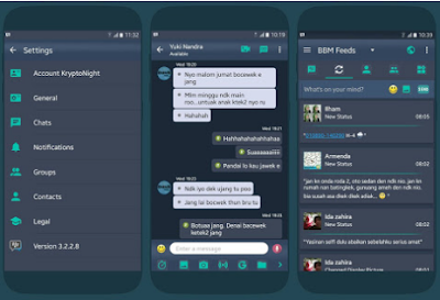 BBM Mod Kryptonite V3.2.2.8 Apk [Update]