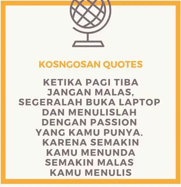 kata motivasi blogger