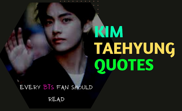 8 inspiring quotes by BTS' V aka Kim Tae-hyung