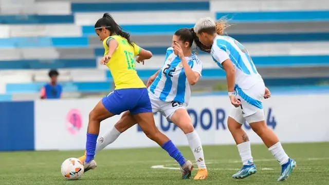 Argentina cae por 0-2 ante Brasil en el Sudamericano Sub 20