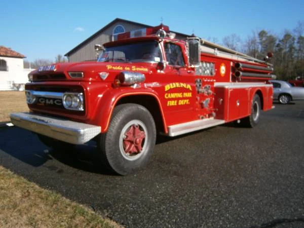 1962 GMC Hahn Fire Truck