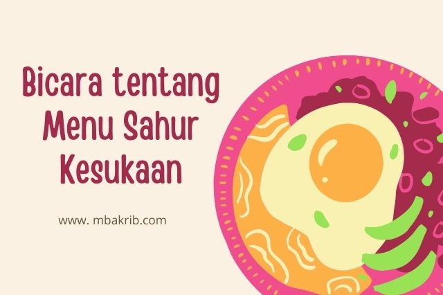 menu sahur kesukaan