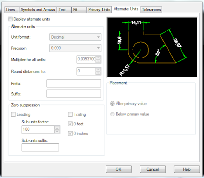 Cara setting dimensi pada Autocad