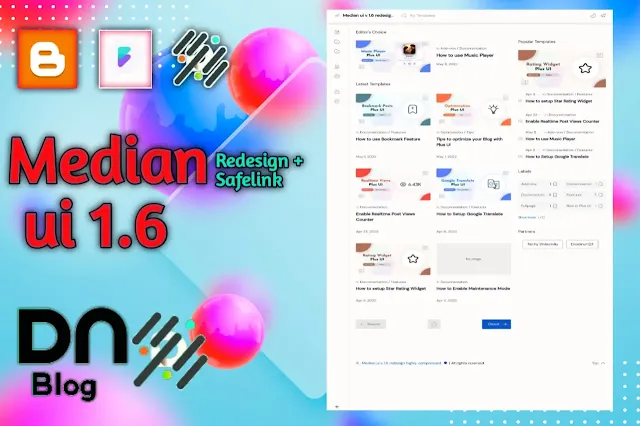 Median UI 1.6: The Ultimate Redesign for Your Blogger Website | Droidnur