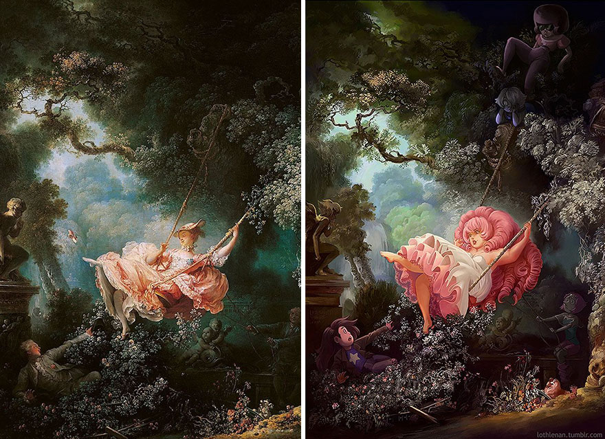 Artist Turns Classical Paintings Into Breathtaking Geek Art