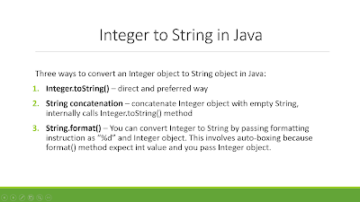  This is the mo business office of String to Integer information type conversion tutorial inwards Java How to convert Integer to String inwards Java - Example