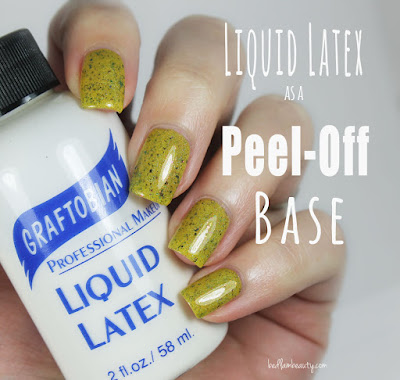 Liquid Latex as a Peel Off Base