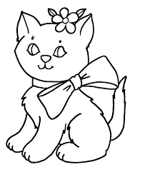 15 free printable coloring cat picture for kids