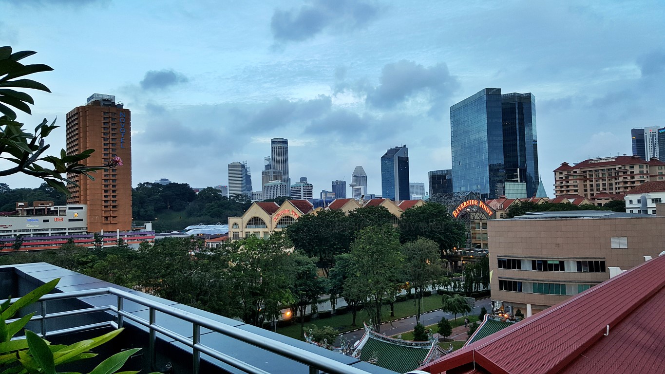 views from the promenade at Holiday Inn Express (HIE) Singapore Clarke Quay