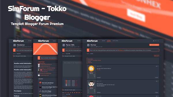 SimForum - Blogger Forum Template