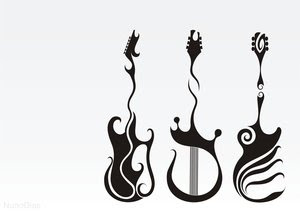 Guitar Tattoo Image