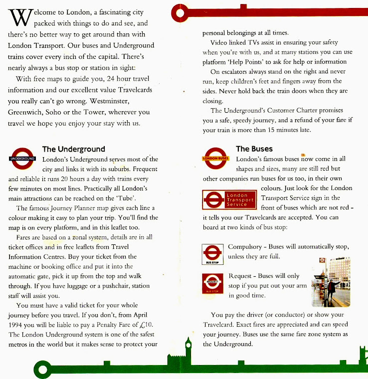 London leaflet (inside description)