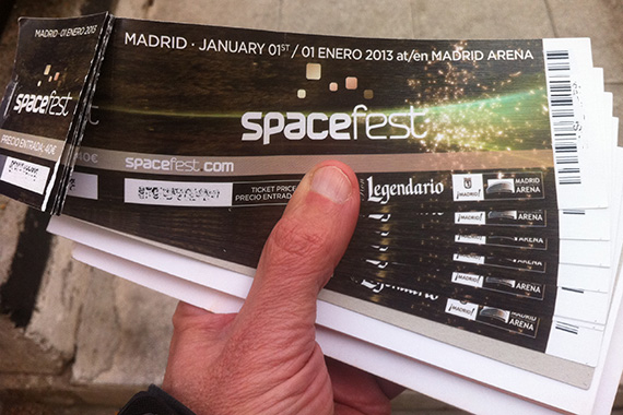 ¿Por qué siguen vendiéndose entradas para el Space Fest 2013?