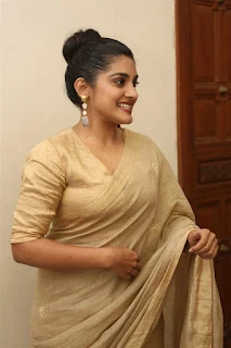 Actress Nivetha Thomas Stills at Darbar Movie Pre Release