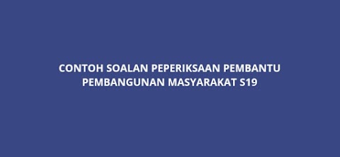 exam online pembantu pembangunan masyarakat