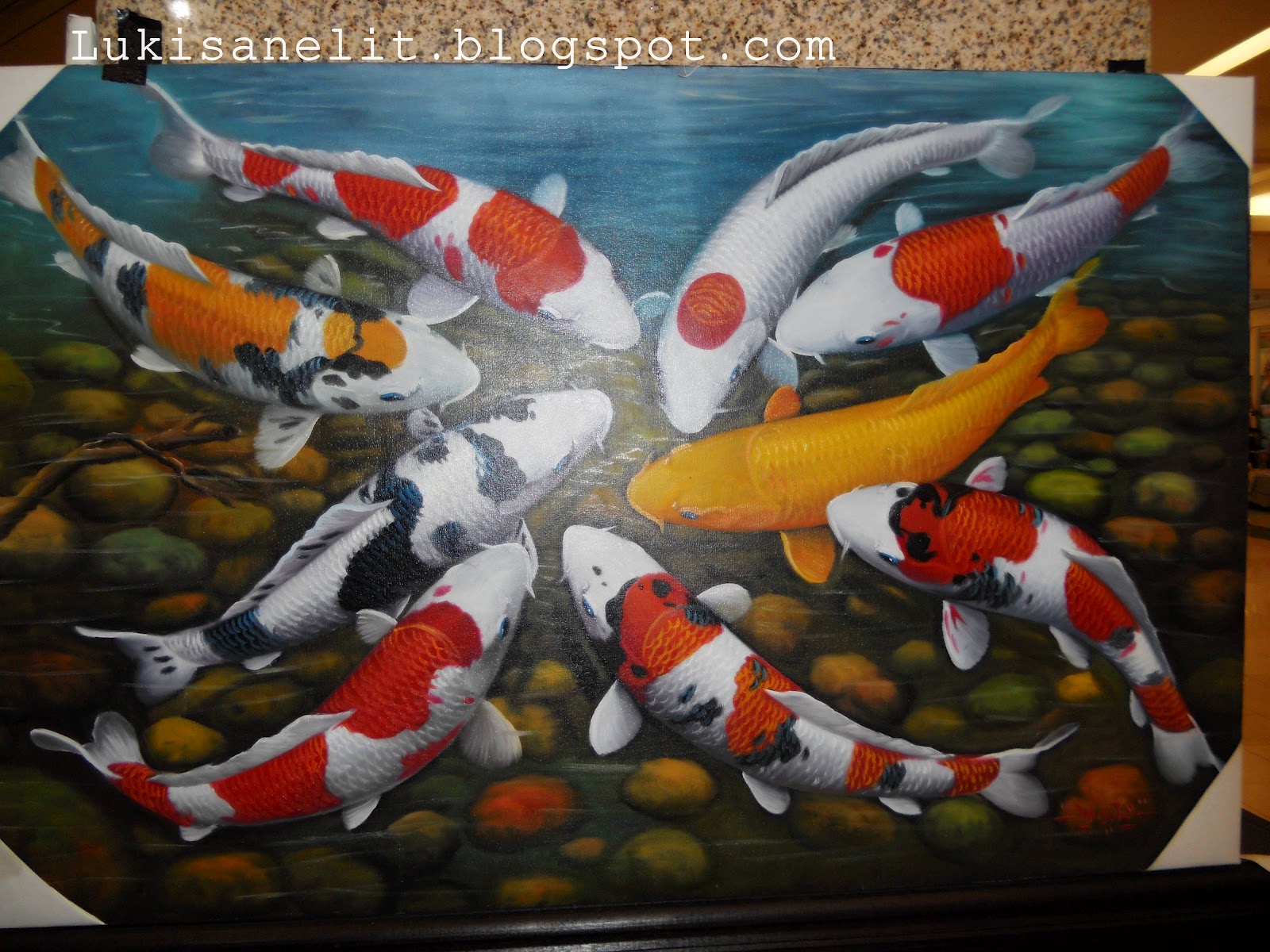 ivanildosantos lukisan ikan koi 
