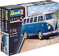 Revell 1/16 Volkswagen T1 Samba Bus (07009) English Color Guide & Paint Conversion Chart