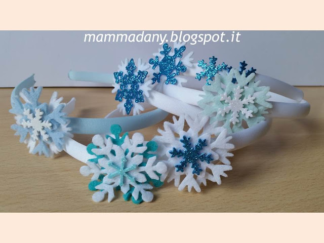 Cerchietti per capelli Frozen 2 bianchi