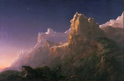 Prometheus Bound (1847), Fine Arts Museums of San Francisco painting Thomas Cole