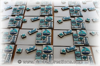 Nautical puzzle cookies by Tunde Dugantsi