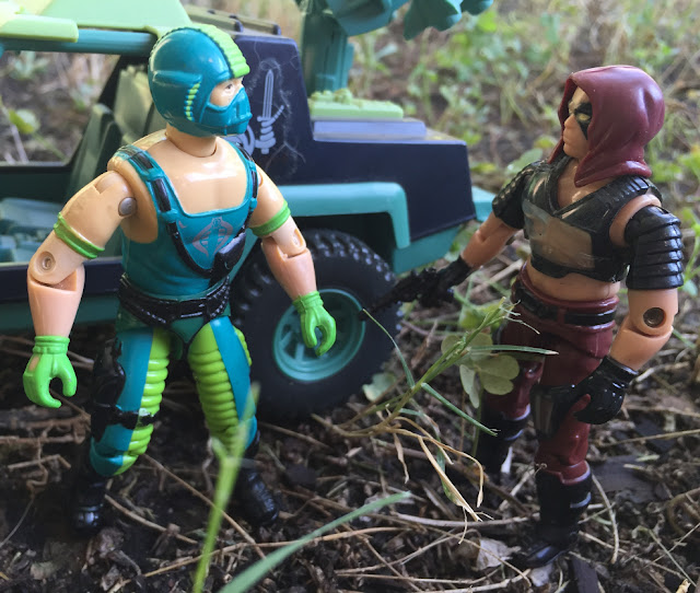 1984 Zartan, Funskool Road Pig, 1986 Zandar, Copperhead, Dreadnok Stinger, SEARS Exclusive