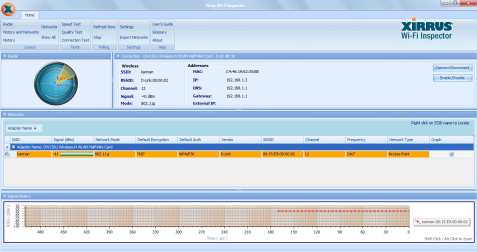 xirrus wifi inspector Mengatasi masalah WiFi pada XP, Vista, 7 dengan Xirrus Wi Fi Inspector