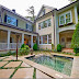 Courtyard with small pool