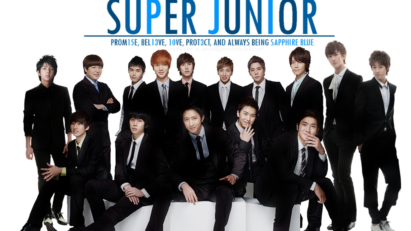 View Super Junior  Sapphire Blue wallpaper  Download Super Junior 