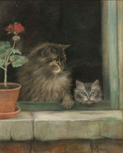 Paintings of Spring  Henriette Ronner Knip  31 mai 1821 