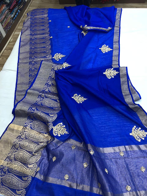 Designer Jute Silk Sarees