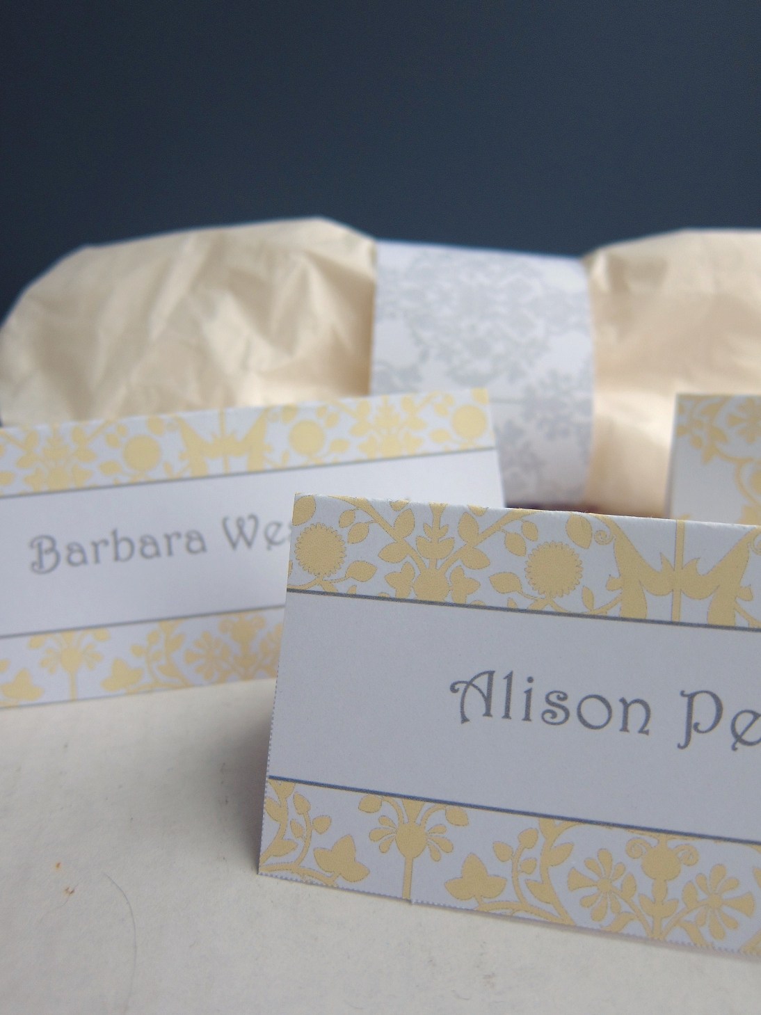 blank wedding invitation