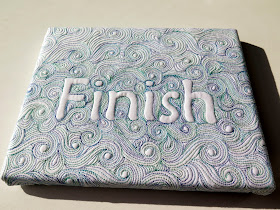 Finish- my word of the year free motion quilted