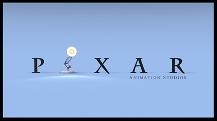 Logotipo de Pixar Animations Studios que aparece en todas las películas del estudio de animación americano