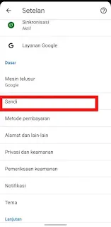 Cara Menghapus Password Tersimpan di Google Chrome Android