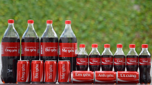Trào lưu In tên trên lon Coca Cola dưới con mắt của nhà Marketing
