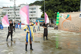 Banda Lions, da Escola Estadual Lions Clube, mostra o seu talento no Festival de Bandas Escolares da Prefeitura