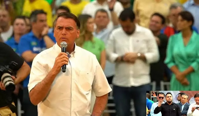 Bolsonaro ataca Judiciário ao ser oficializado candidato e convoca apoiadores para atos de rua