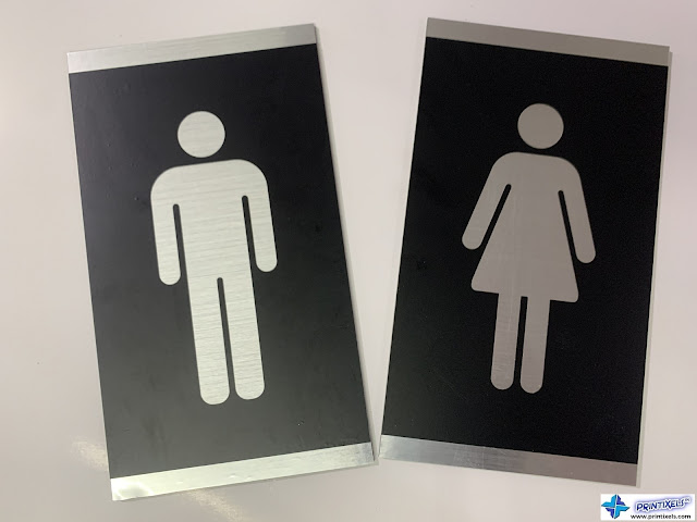 Male and Female Toilet Signages