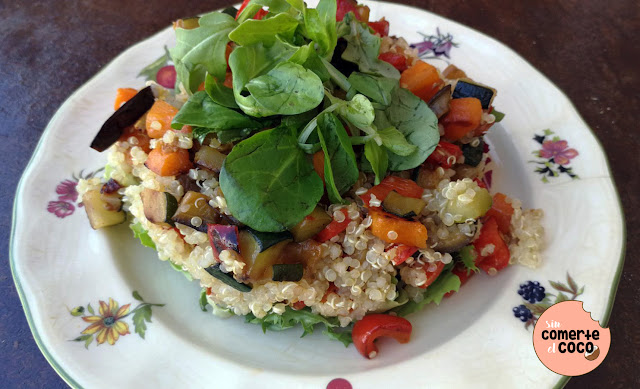 QUINOA CON VERDURAS Y ESPINACAS